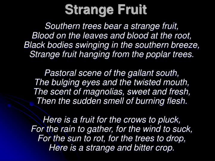 strange fruit