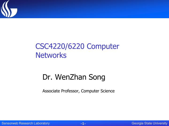 csc4220 6220 computer networks