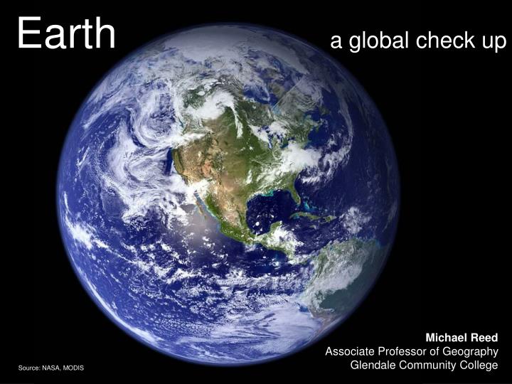 earth a global check up