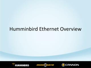 Humminbird Ethernet Overview