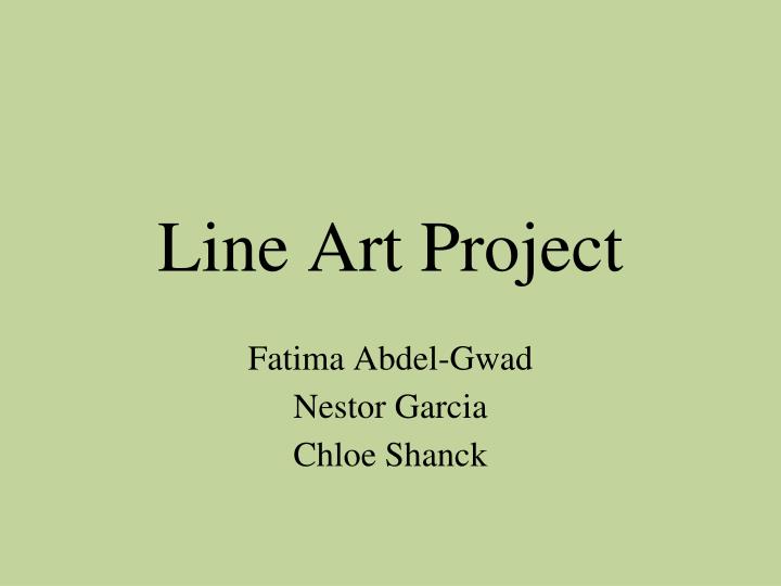 line art project