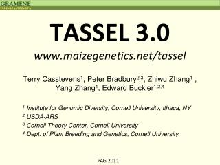 TASSEL 3.0 maizegenetics/tassel