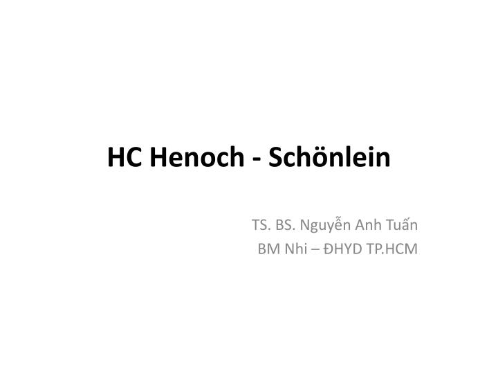 hc henoch sch nlein