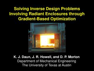 Solving Inverse Design Problems Involving Radiant Enclosures through Gradient-Based Optimization