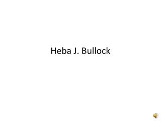 heba j bullock