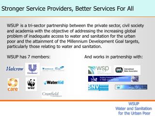 Stronger Service Providers, Better Services For All
