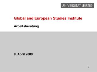 global and european studies institute