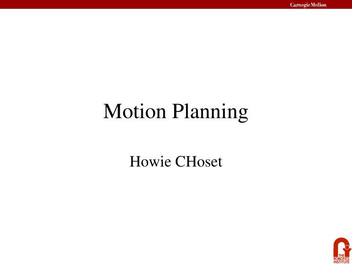 motion planning