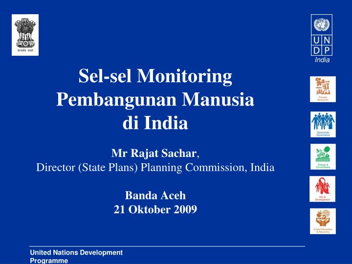 sel sel monitoring pembangunan manusia di india