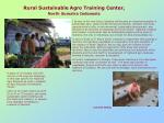 Rural Sustainable Agro Training Center, North Sumatra Indonesia