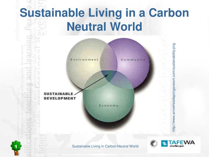 sustainable living in a carbon neutral world