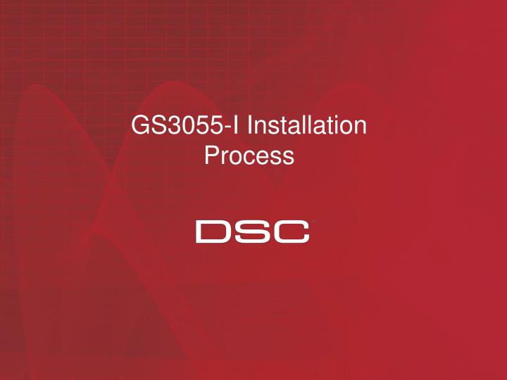gs3055 i installation process