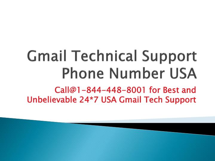 gmail technical support phone number usa