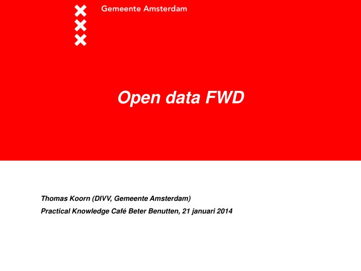 open data fwd