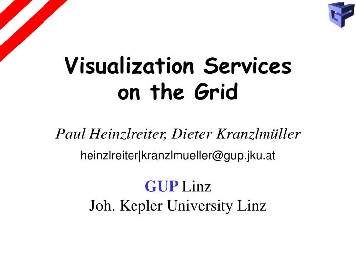 visualization services on the grid