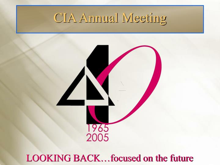 cia annual meeting