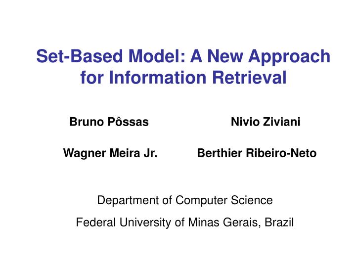 set based model a new approach for information retrieval