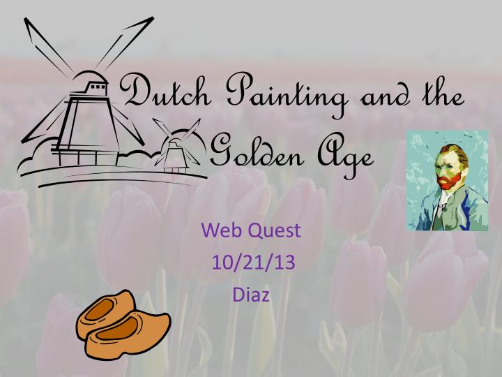 dutch painting and the golden age