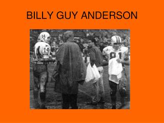 BILLY GUY ANDERSON