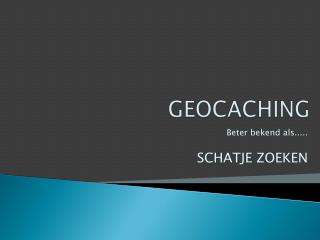 geocaching