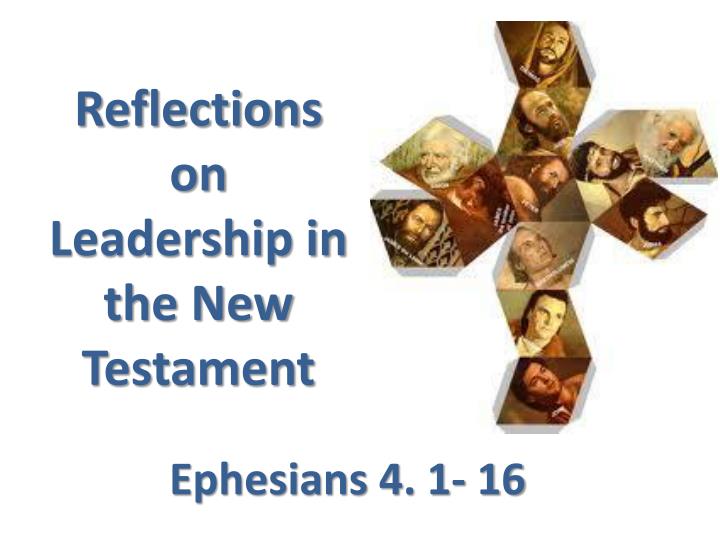 reflections on leadership in the new testament