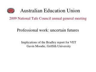 2009 National Tafe Council annual general meeting
