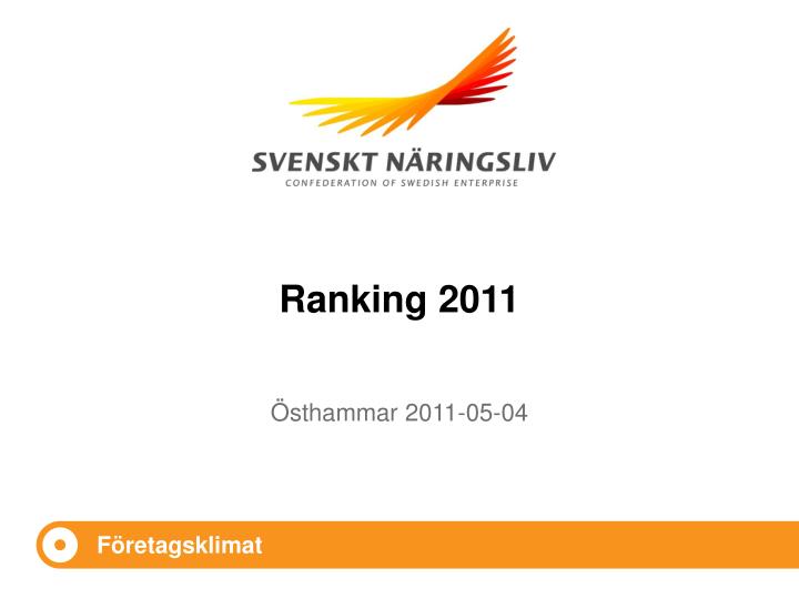 ranking 2011