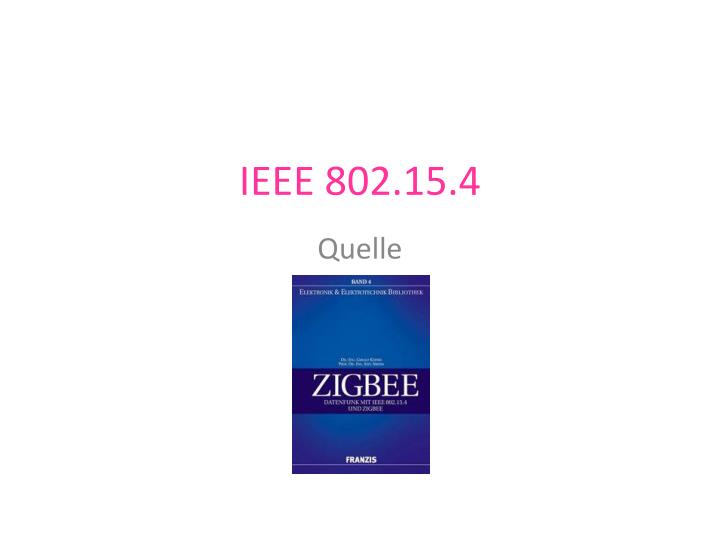 ieee 802 15 4