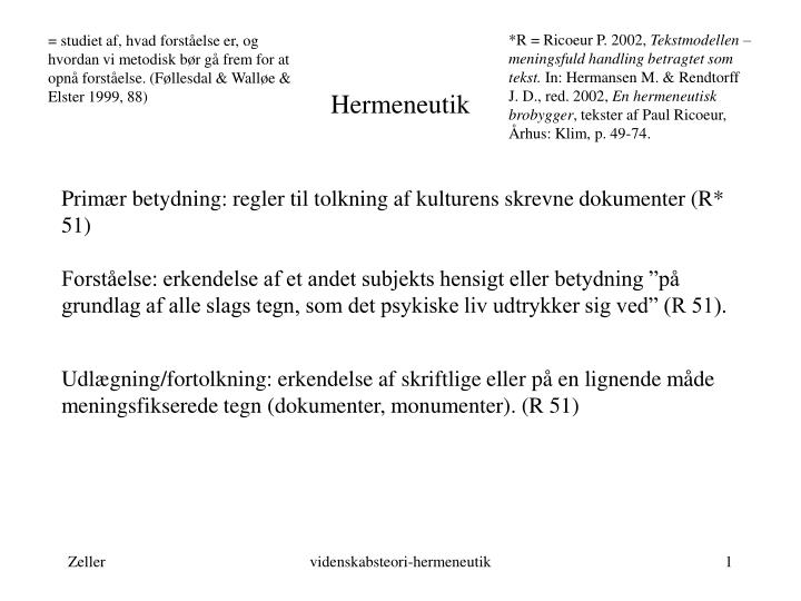 hermeneutik