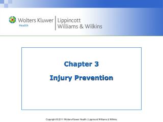Chapter 3 Injury Prevention