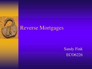 reverse mortgages