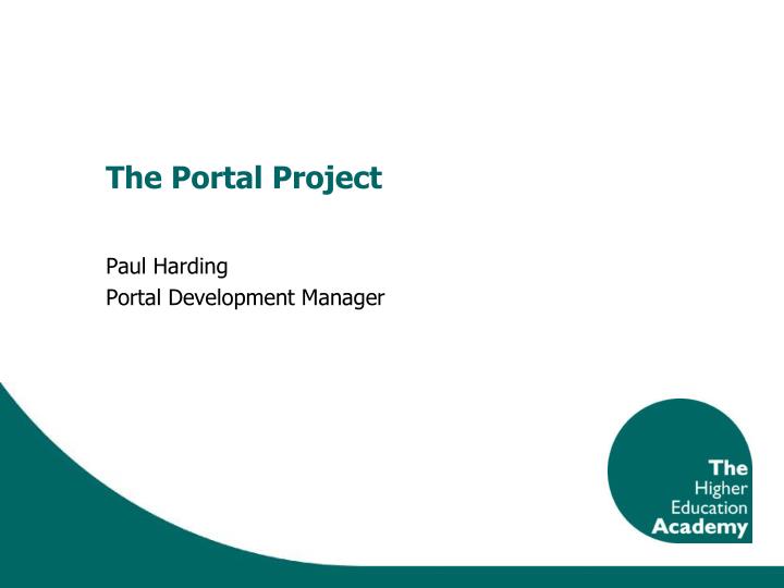 the portal project