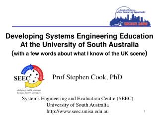 Developing Systems Engineering Education At the University of South Australia