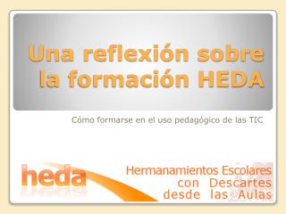 una reflexi n sobre la formaci n heda