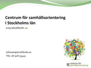centrum f r samh llsorientering i stockholms l n
