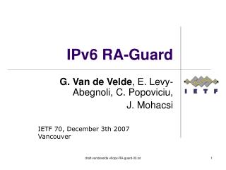IPv6 RA-Guard