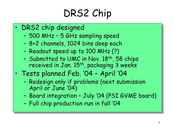 drs2 chip