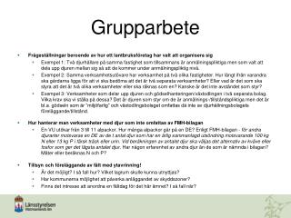 grupparbete