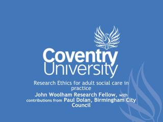 Research Ethics for adult social care in practice