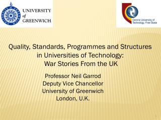 Quality, Standards, Programmes and Structures in Universities of Technology: