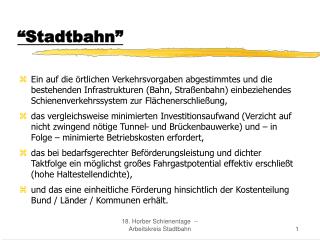 stadtbahn