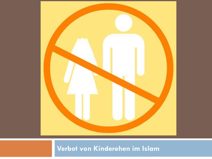 verbot von kinderehen im islam