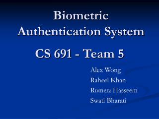 CS 691 - Team 5