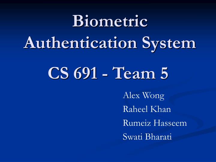 cs 691 team 5