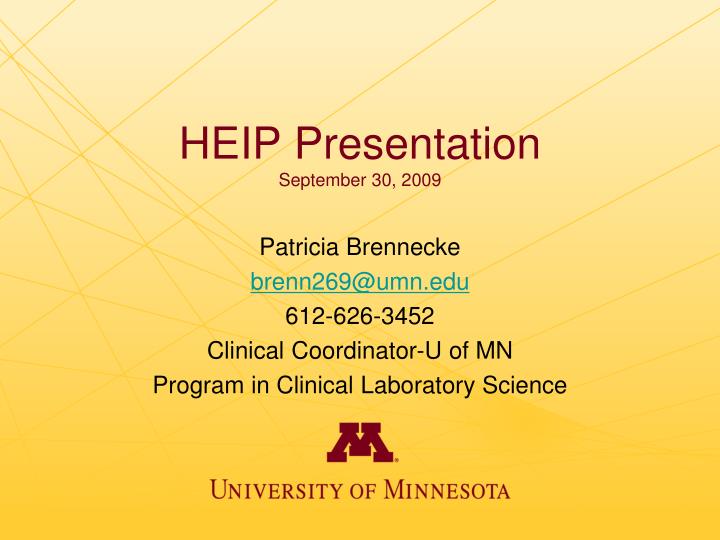 heip presentation september 30 2009