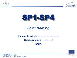 Joint Meeting Panagiotis Lytrivis ( panagiotis.lytrivis@iccs.gr )
