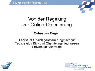 von der regelung zur online optimierung