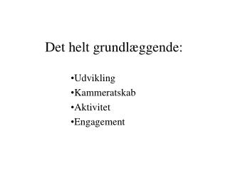det helt grundl ggende