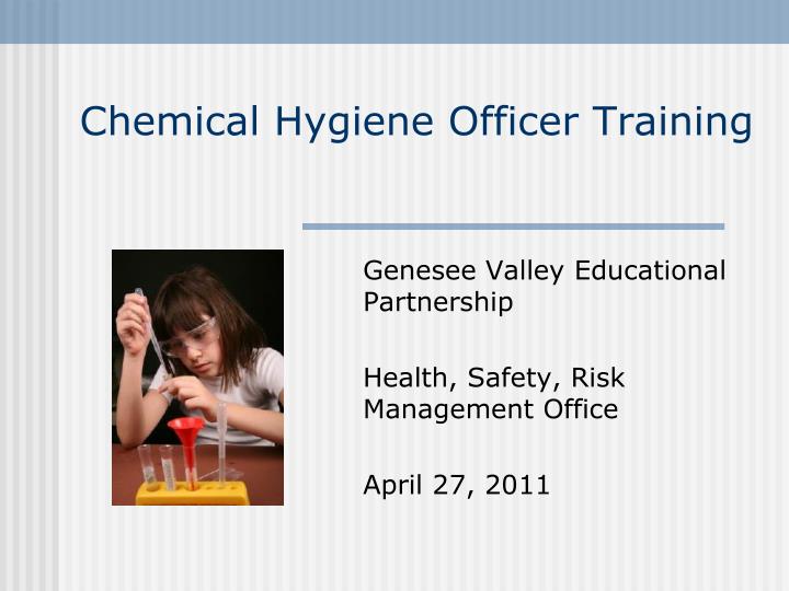 chemical hygiene officer training