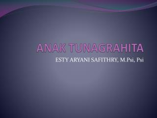 anak tunagrahita